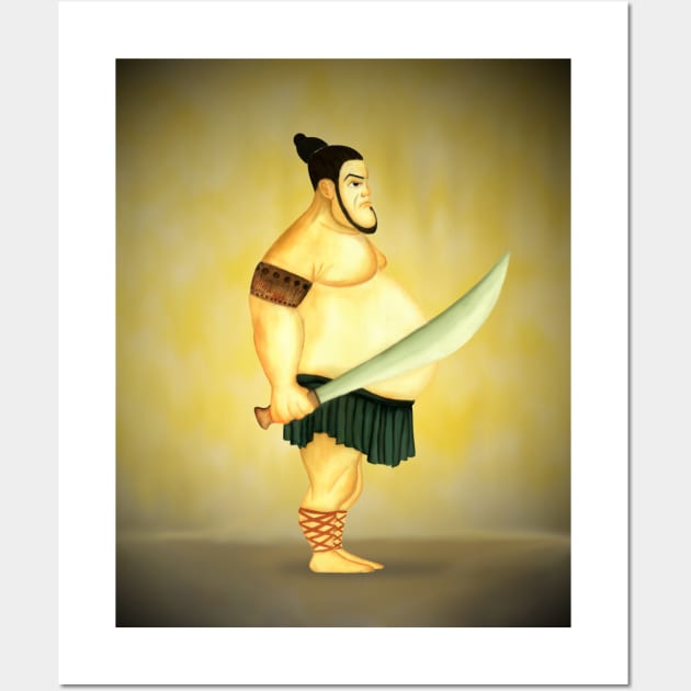 Sumo Wall Art by Rupon